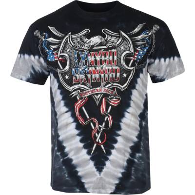 Liquid blue мъжка тениска Lynyrd Skynyrd - Southern Rock Shield - LIQUID BLUE - 11842