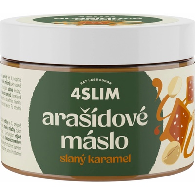 4Slim Arašídové maslo slaný karamel 500 g