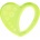 Canpol Водна чесалка Canpol - Heart, зелена (2/294C)