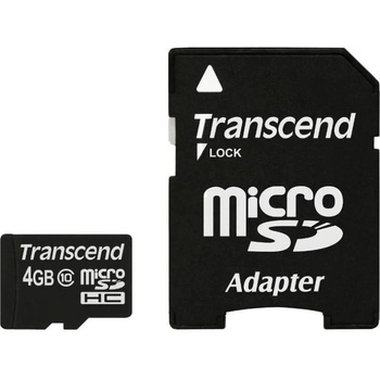 Transcend microSDHC 4GB Class 10 TS4GUSDHC10