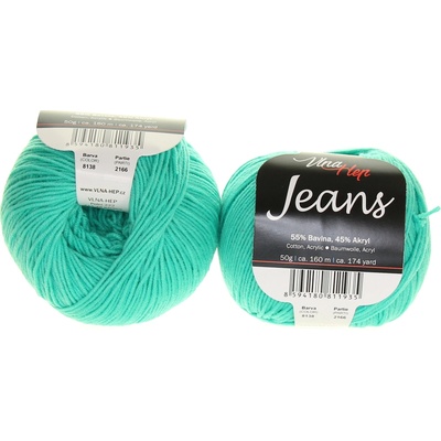 Vlna Hep Jeans 8138 smaragdová
