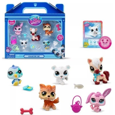 TM Toys Littlest Pet Shop: Комплект зимни фигурки, серия 2 - 5 броя (LPS00573)