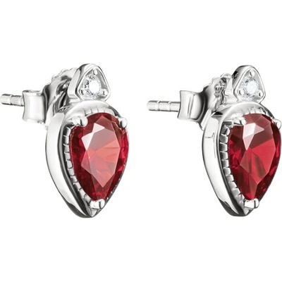 THOMAS SABO náušnice Red Teardrop Stones H2333-051-10