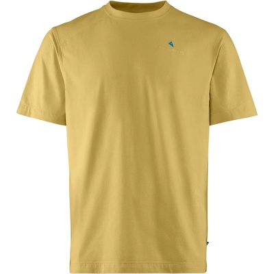 Klättermusen Мъжка тениска Klättermusen Root Logo S/S Tee T-shirt - Straw (216-8371-0313)