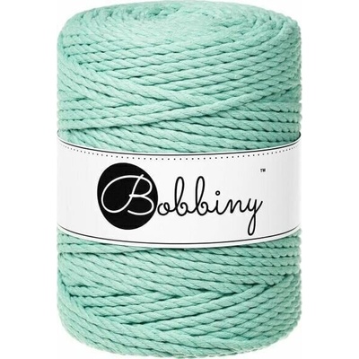 Bobbiny 3PLY Macramé Rope 5 mm 100 m Jelly Mint Šňůra