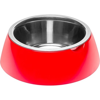 Ferplast Jolie M Rossa Ciotola - червена купа за храна или вода за кучета и котки 20 x 6, 7 см - 850 мл