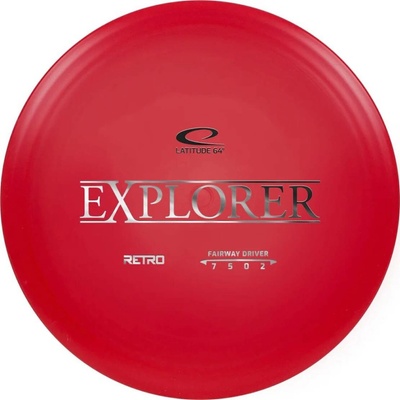 Explorer - Retro (Latitude64) Červená