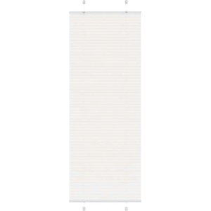 vidaXL Плисирана щора Бяла 70x200 cm Ширина на плата 69, 4 cm Полиестер (4015511)