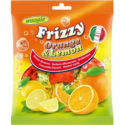 Woogie Šumivé bonbóny pomeranč a lemon 170 g