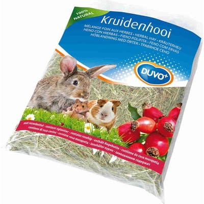 Duvo Plus Herbal Hay Dandelion - Натурално сено за зайци и гризачи с глухарче , за зъби и добро храносмилане 500 гр