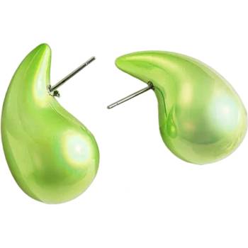 HARAHU Обеци bi-29309 - Зелена kp29309 (bi-29309)