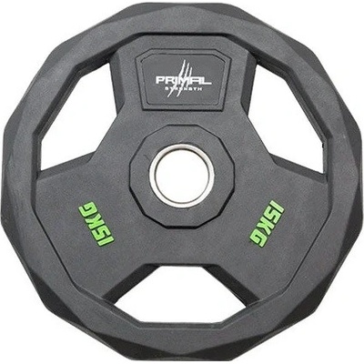 PRIMAL Olympijský kotouč pogumovaný Premium 15 Kg 50 mm