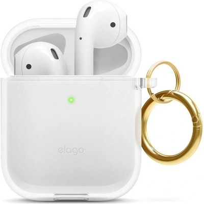 elago Защитен калъф Elago TPU Hang Case за Apple Airpods / Apple Airpods 2, прозрачен (EAPCL-HANG-CL)