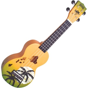 Mahalo Hawaii Hawaii Green Burst Сопрано укулеле (MD1HA-GNB)