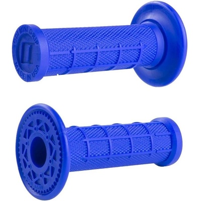 ODI gripy OFF ROAD MINI HALF WAFFLE MX SINGLE PLY GRIP barva modrá