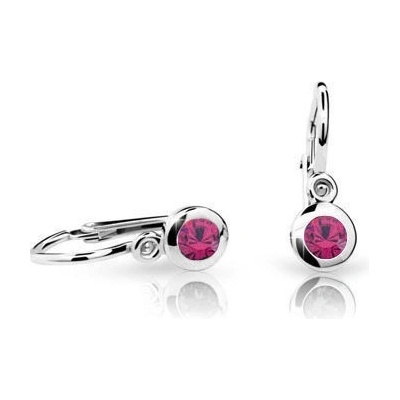 Cutie Jewellery náušnice zlaté C1537B Tcf Red