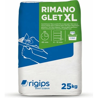 Omítka sádrová Rigips Rimano GLET XL 25kg – Zbozi.Blesk.cz