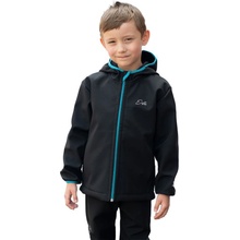 Esito dětská softshellová Duo Turquoise čierna
