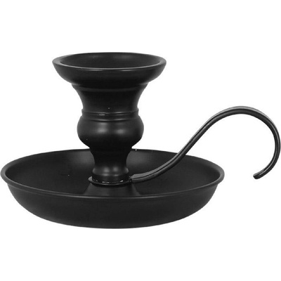 Strömshaga Kovový svícen Gunnar Black, černá barva, kov