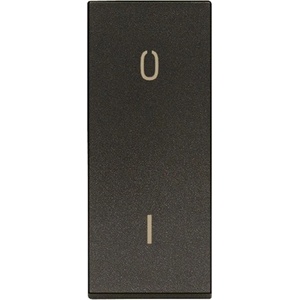 Vimar 30016. G Двуполюсен ключ Linea, 2P 20 AX 250 V~ 1М, опц. подсветка, Black, (VM30016.G)