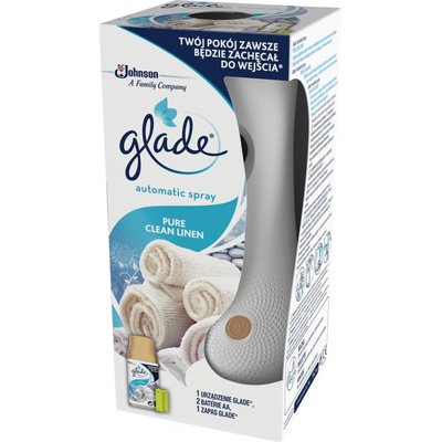 Glade Automatic Spray Pure Clean Linen automatický osviežovač vzduchu 269 ml