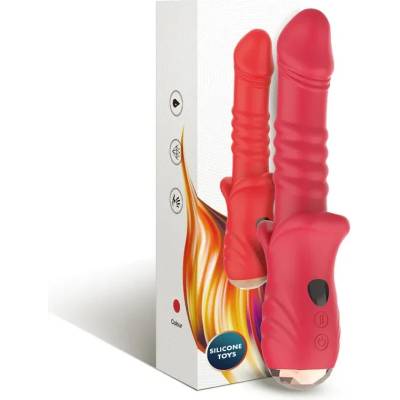 Вибратор с мощни тласкащи движения, 21, 7см. - Armony Point Red (D-243048)