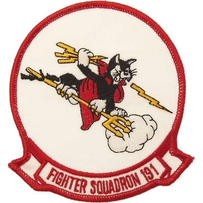 Nášivka textilná 101 Inc Fighter Squadron 191 - farebná