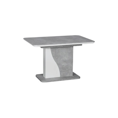 Carmen Разтегателна трапезна маса sirius - бял - бетон