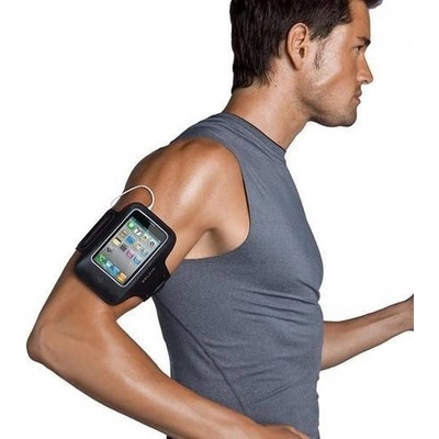 Púzdro Smarty Armband športové 5" - 6" čierne