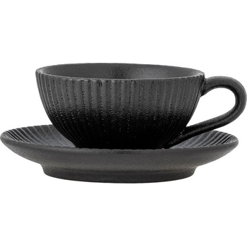 Bloomingville Черна керамична чаша за капучино 200 ml Neri - Bloomingville (82072857)