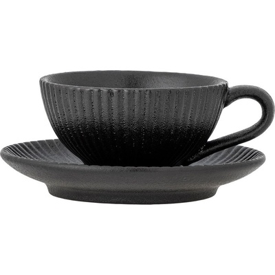 Bloomingville Черна керамична чаша за капучино 200 ml Neri - Bloomingville (82072857)