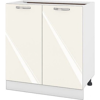 Image 1 of ИРИМ Долен кухненски шкаф Сити БФ-Крийм гланц-11-23 80 см