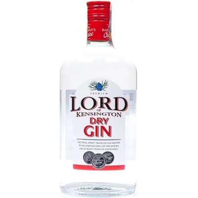 Kensington Dry Gin 37,5% 0,7 l (holá láhev)