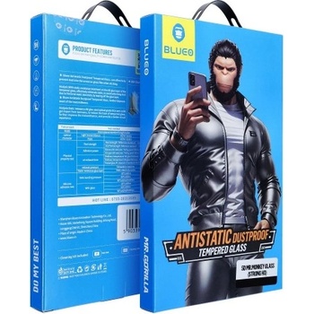 Samsung Стъклен протектор Gorilla за Samsung S25, 5D Mr. Monkey Glass