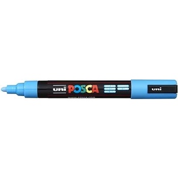 uni Декоративен маркер, 1, 8-2, 5 мм, UNI "Posca PC-5M", светлосин 286575000 (286575000)