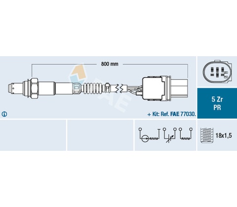 Lambda sonda FAE 75051