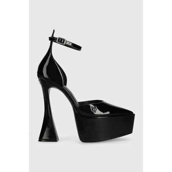 Naked Wolfe Кожени обувки с висок ток Naked Wolfe Daria в черно (Daria.Black.Patent)