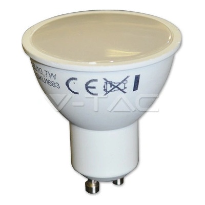 V-TAC LED žiarovka GU10 4,5W, 400lm, 100° Denná biela 4000K