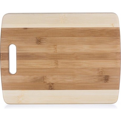 Dřevěné krájecí prkénko s úchytem Banquet Brillante Bamboo 33 x 25 cm