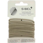 Sibel Elastic Thin Hair Bands Blonde 50 mm 16 ks