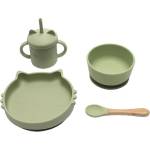 Lorelli Силиконов комплект за хранене Lorelli - 4 части, Fresh Green (10230700004)