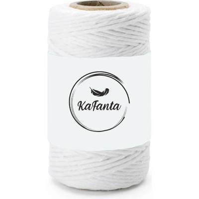 Macrame priadza KaFanta PREMIUM 2mm/50m - white