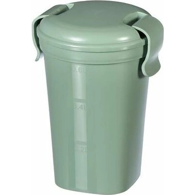 CURVER Hrnček s viečkom plastový LunchGo zelená 600 ml