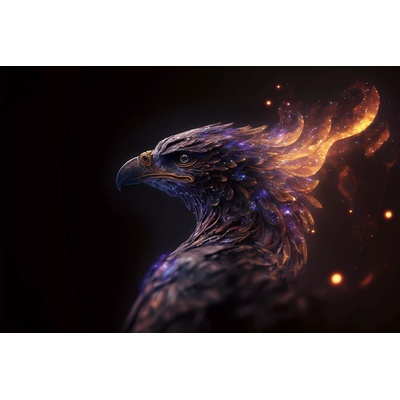 DIMEX MS-5-AI-0006 vliesová fototapeta Burning Eagle rozměry 375 x 250 cm