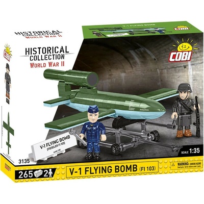 COBI 3134 World War II Nemecká strela s plochou dráhou letu V-1 Fieseler FI 103 1:35