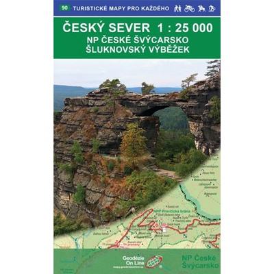 ČESKÝ SEVER 1 : 25 000 - 2015 - NP ČESKÉ ŠVÝCARSKO - Geodézie On Line