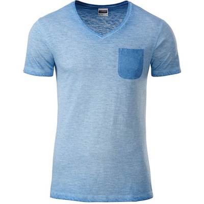 James&Nicholson pánske tričko JN8016 horizon blue