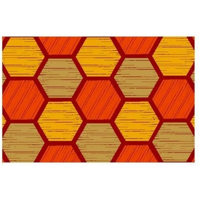 Déco Design Imperial Honeycomb oranžová 60 x 90 cm