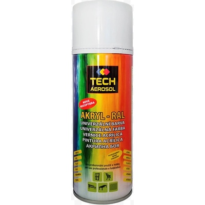 TECH Farba v spreji akrylová transparentná matná 400 ml