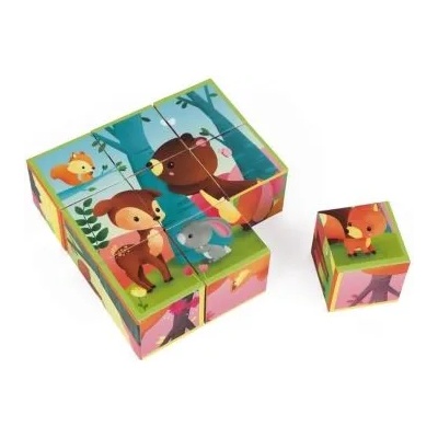 Janod - Детски кубчета - Горски животни (J02731)
